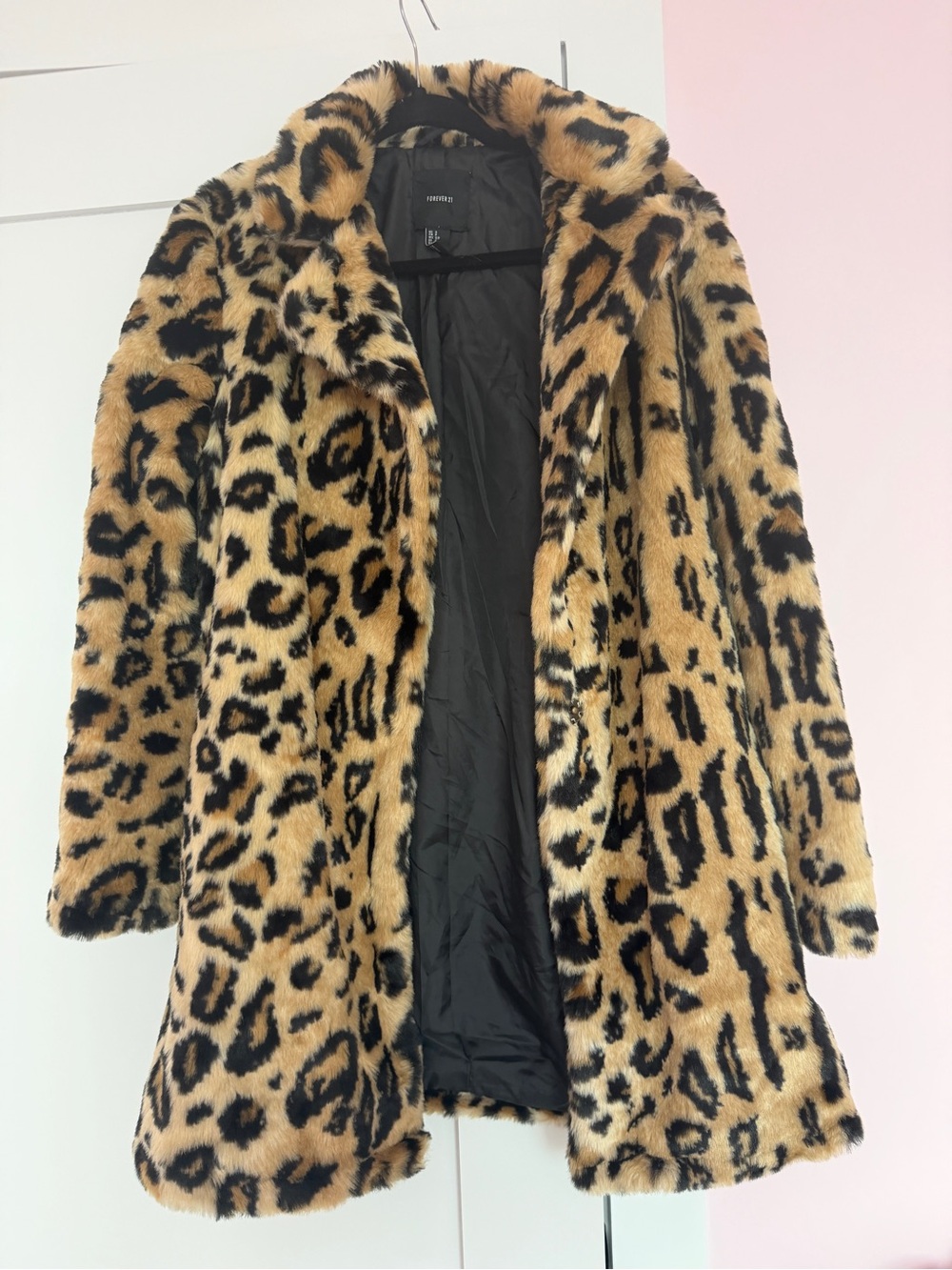 Forever 21 Leopard Print Coat